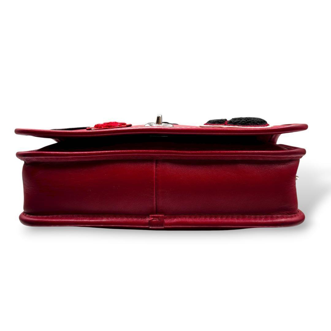 【美品】コーチ ウィズ ペニー ショルダーバッグ カメラバッグ クロスボディ 赤