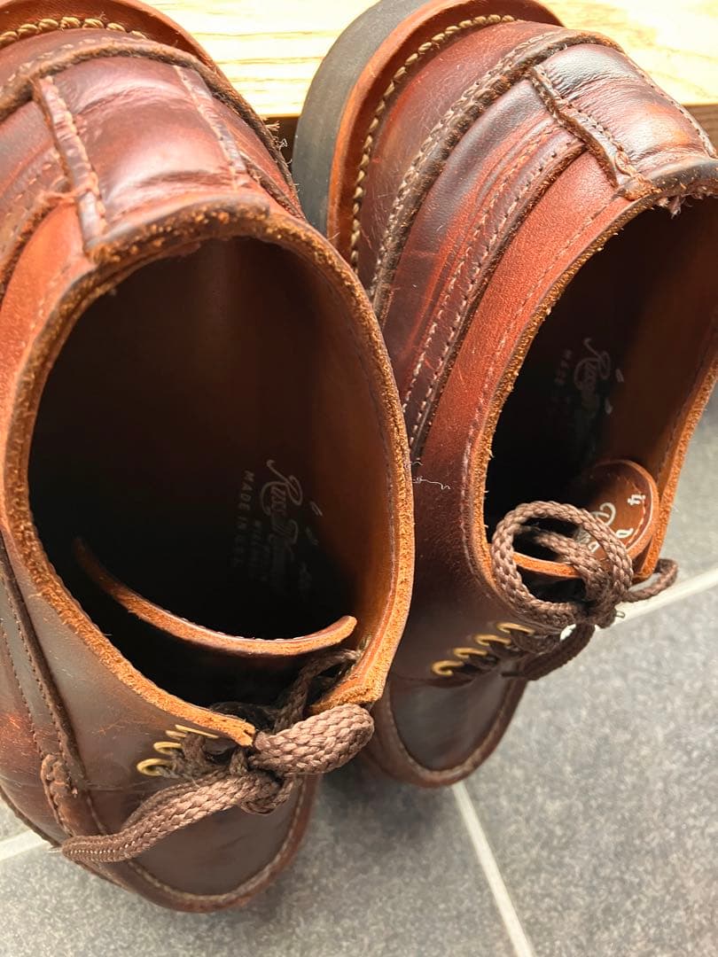ラッセルモカシン　ブラウン　23.5〜24.0