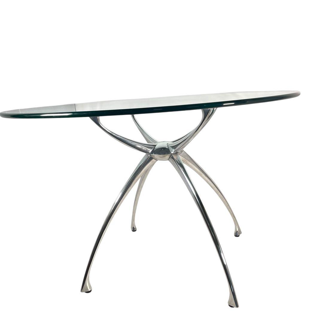 HR462 【Link】アダル ADAL リンクテーブル　ガラステーブル