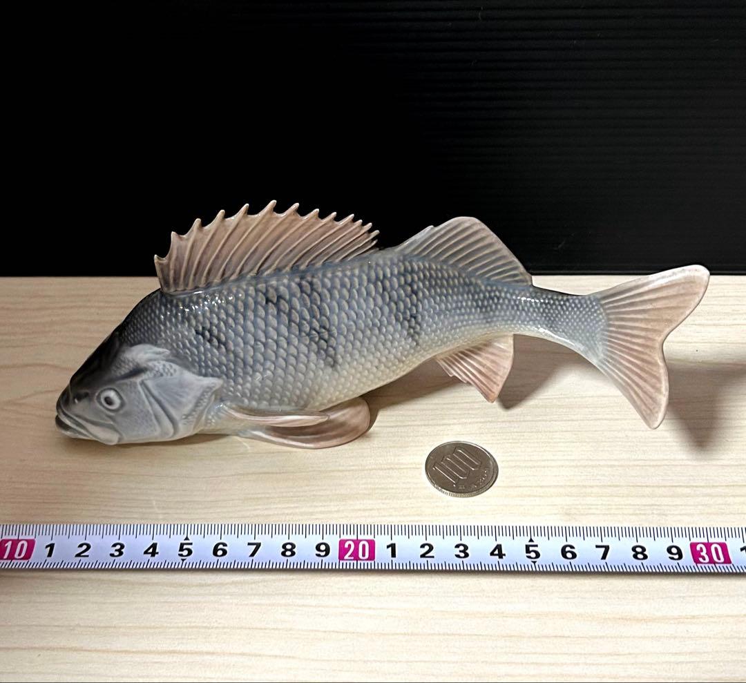 ロイヤルコペンハーゲン　フィッシュ　魚　フィギュリン 置物　スズキ