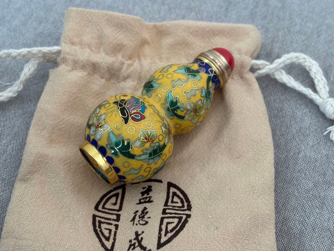 鼻煙壺 鼻烟壶 珐琅彩（七宝焼）工芸 益德誠