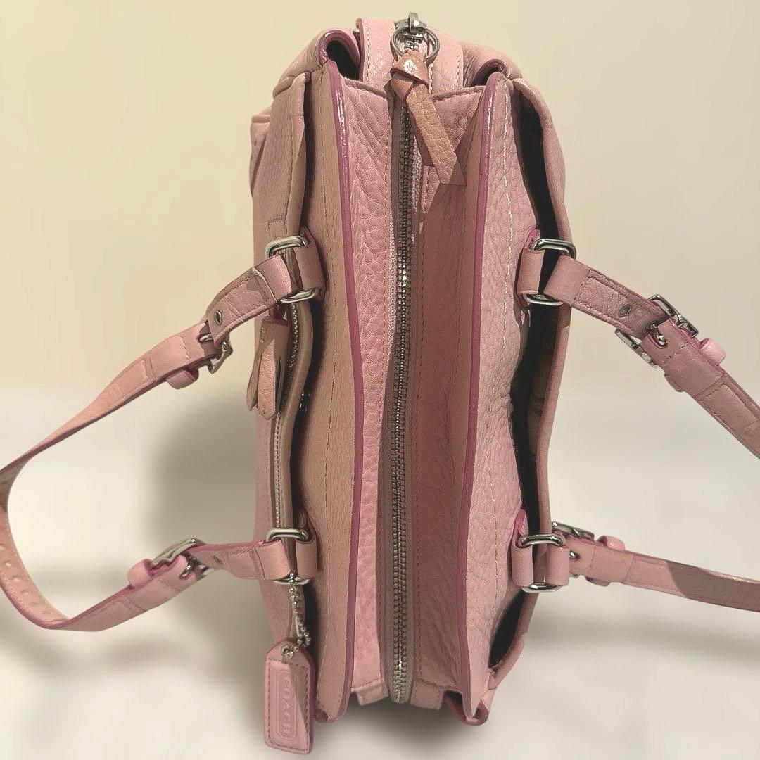 バッグ vintage coach old pink mini boston y2k