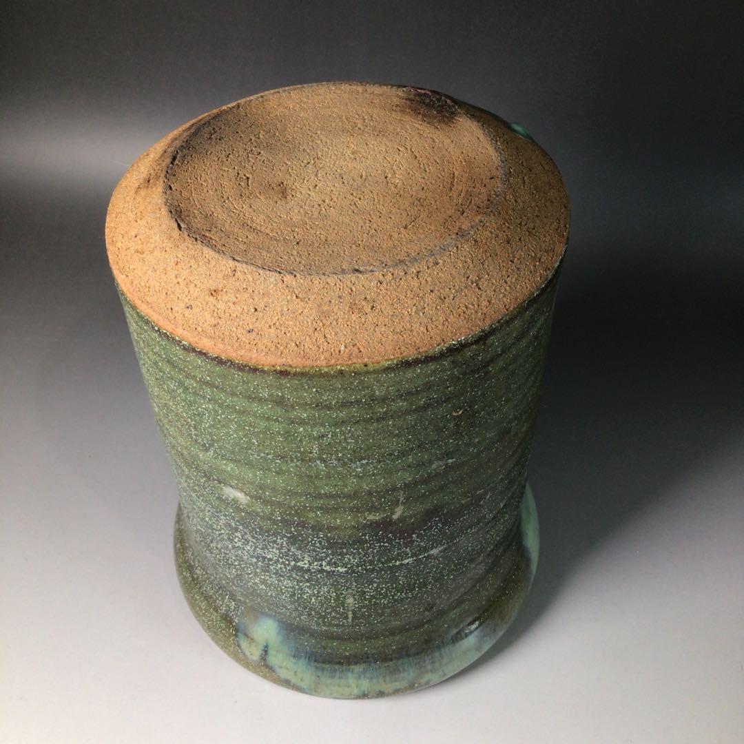 Ｒ９１３　水指　『肥前唐津焼』『天山窯造』　共箱　茶道具