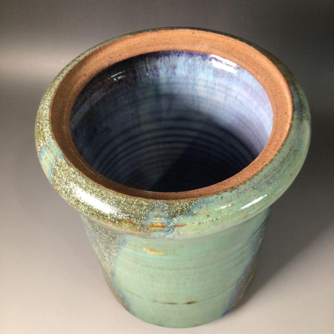 Ｒ９１３　水指　『肥前唐津焼』『天山窯造』　共箱　茶道具