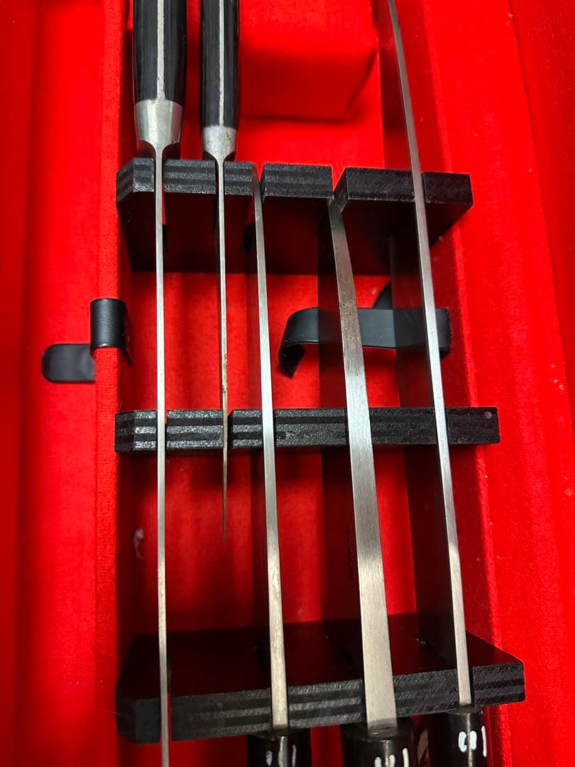 和包丁　出刃包丁　5本セット 専用ケース付き