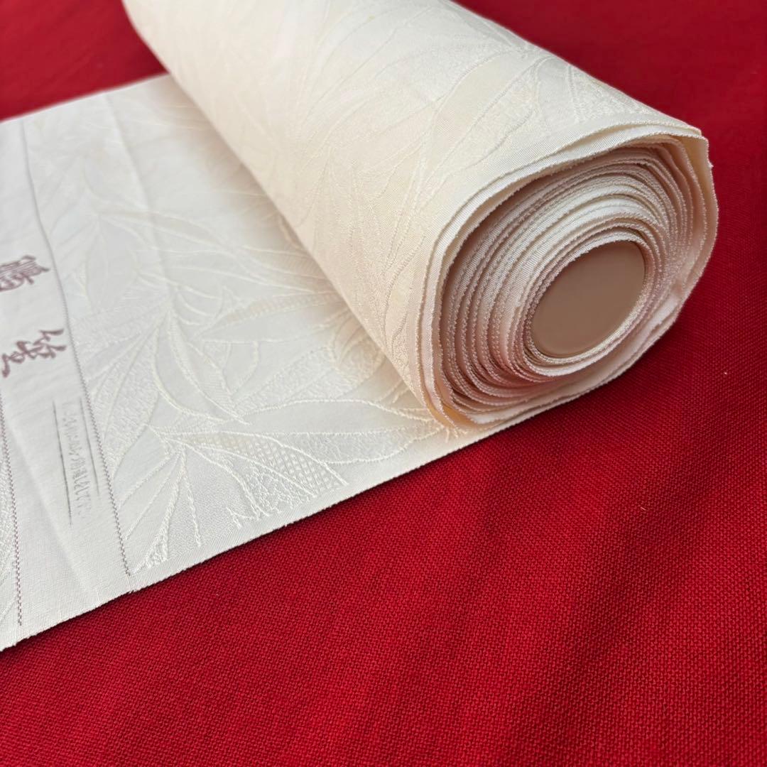 鵬笙　丹後ちりめん白地反物