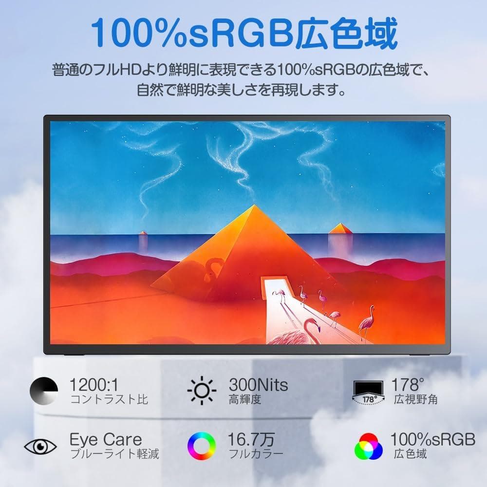 ✨最新版18インチモバイルモニター✨ UPERFECT♡M185E04 欠品あり