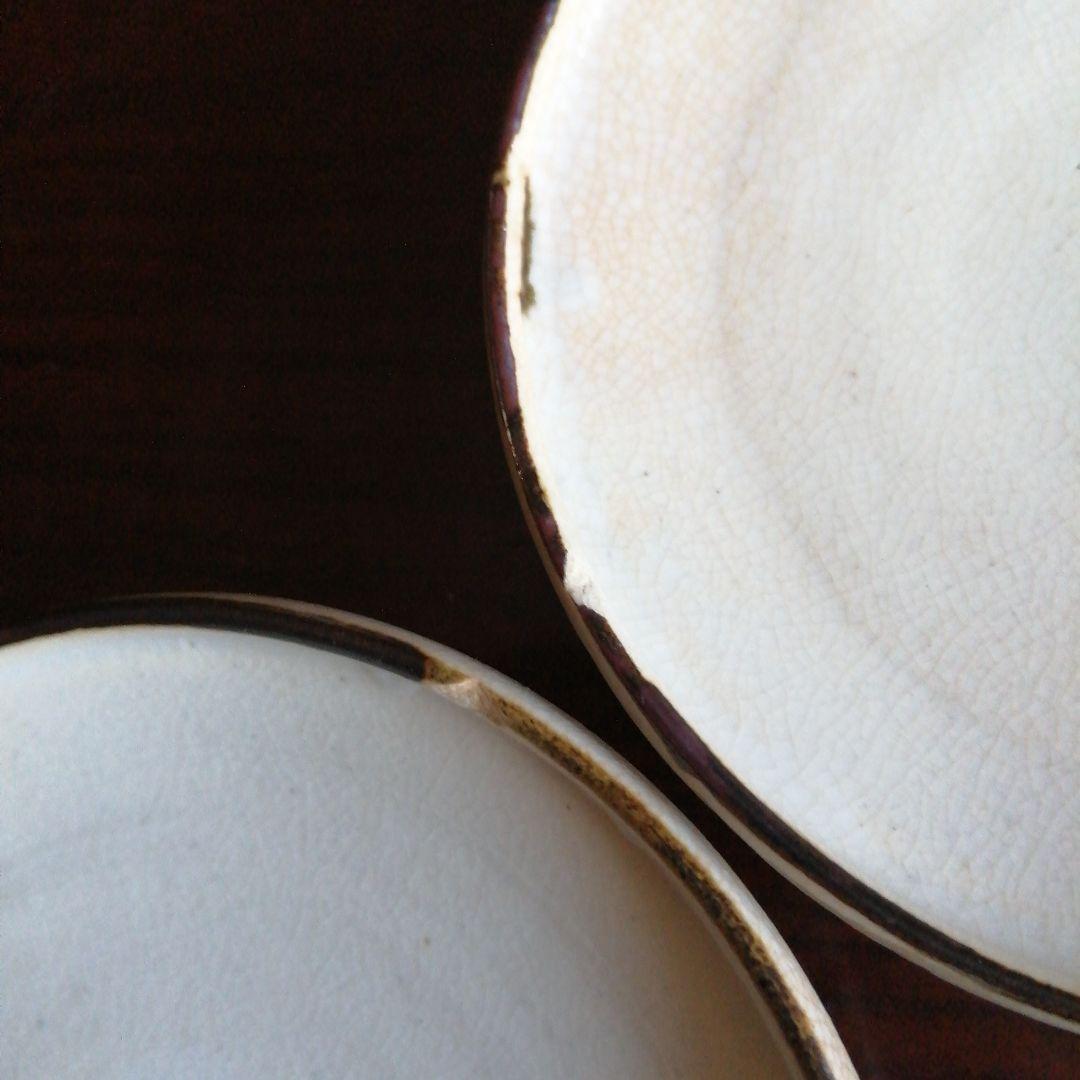 京焼　むぎわら手蓋付碗　7客　10cm　大正～昭和初期