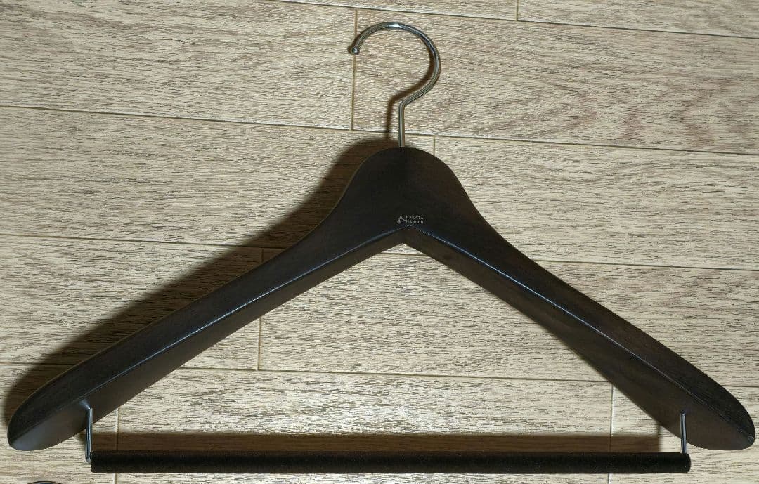 ナカタハンガー 　型番SET-01 5本セット スーツ用　 フェルトバー付