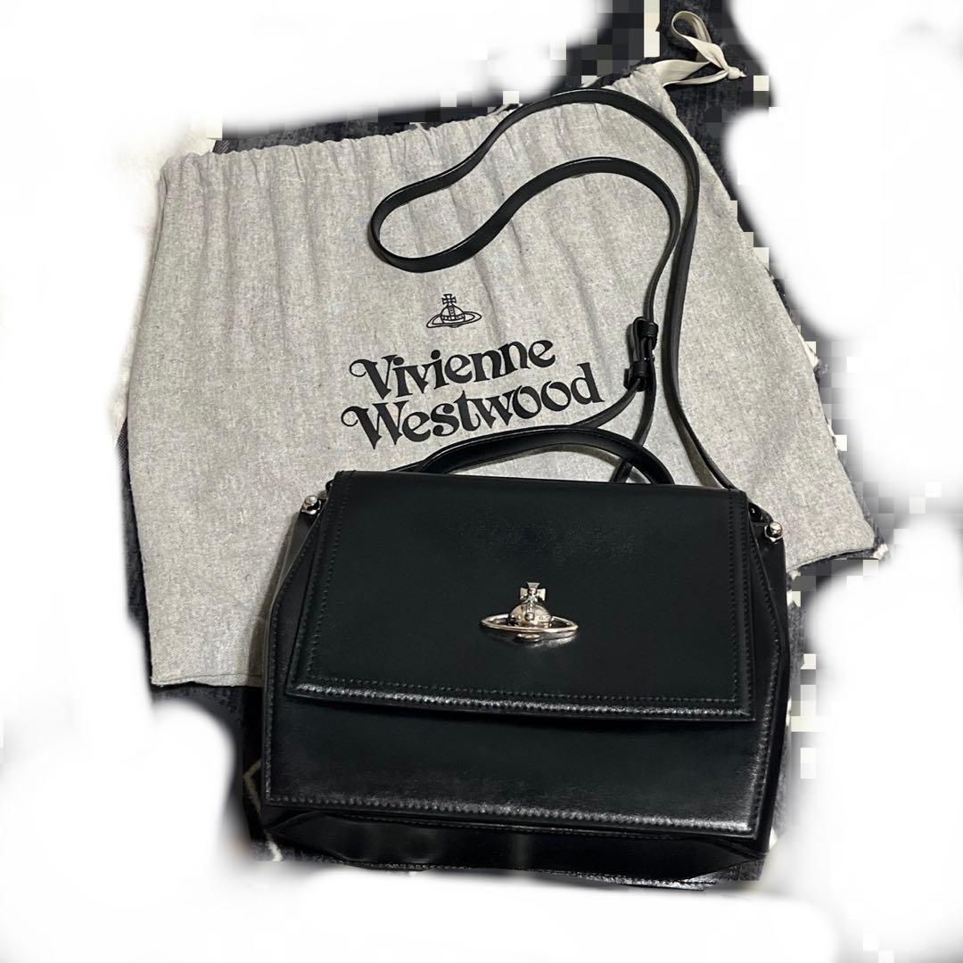 【極美品】Vivienne Westwood ハンドバッグ ショルダーバッグ 黒