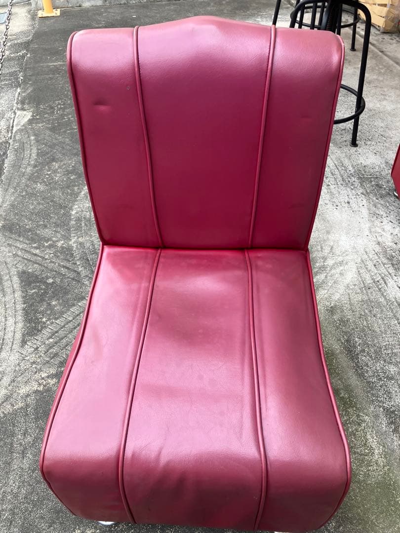 昭和レトロ ビニールレザー チェア レトロ 椅子 ヴィンテージ3脚セット