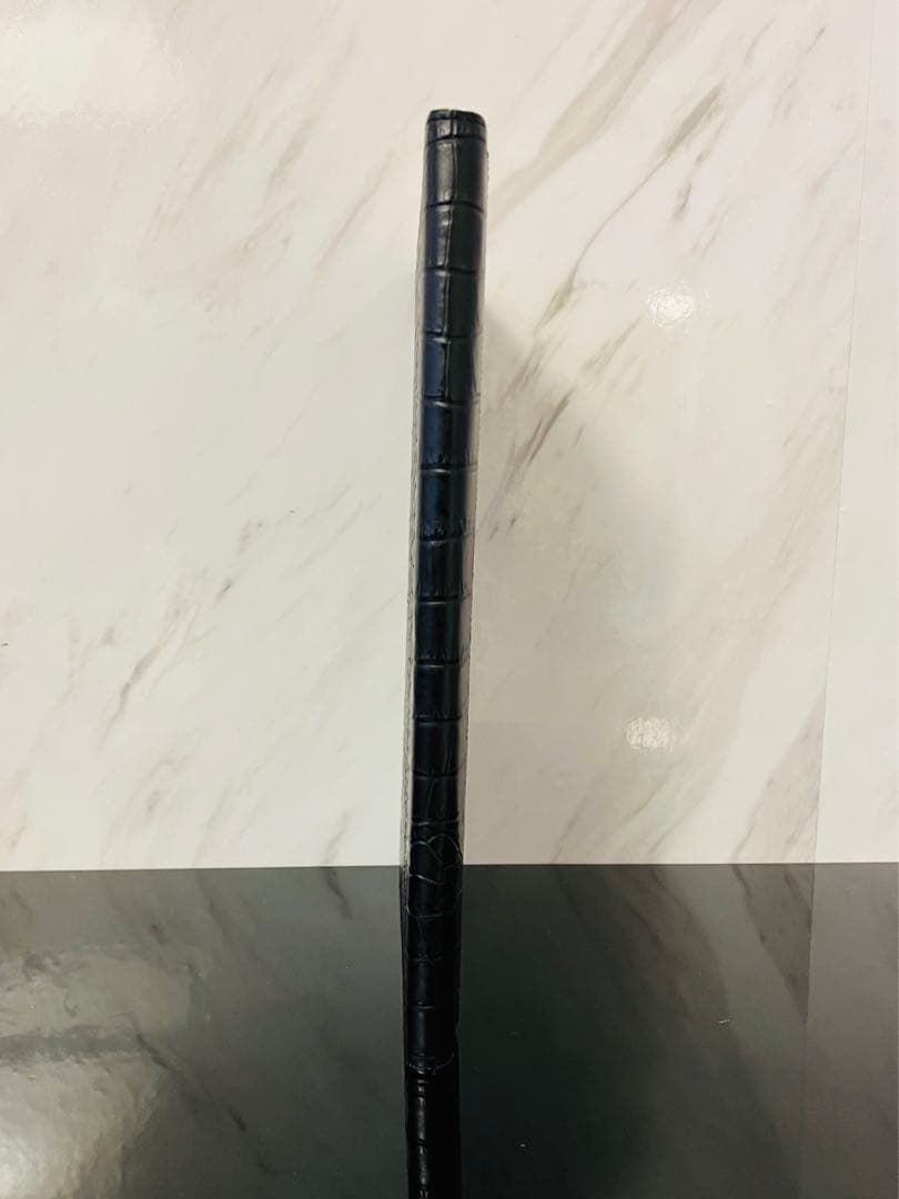 Romeo ロメオ　クロコ型押し　本革　メモパッド　L