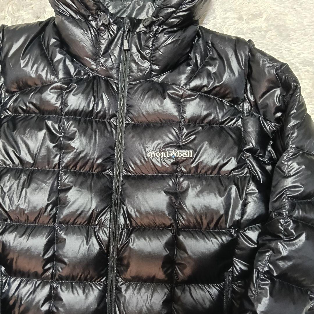 【未使用級】montbell ブラック スペリオダウンパーカー 800フィル