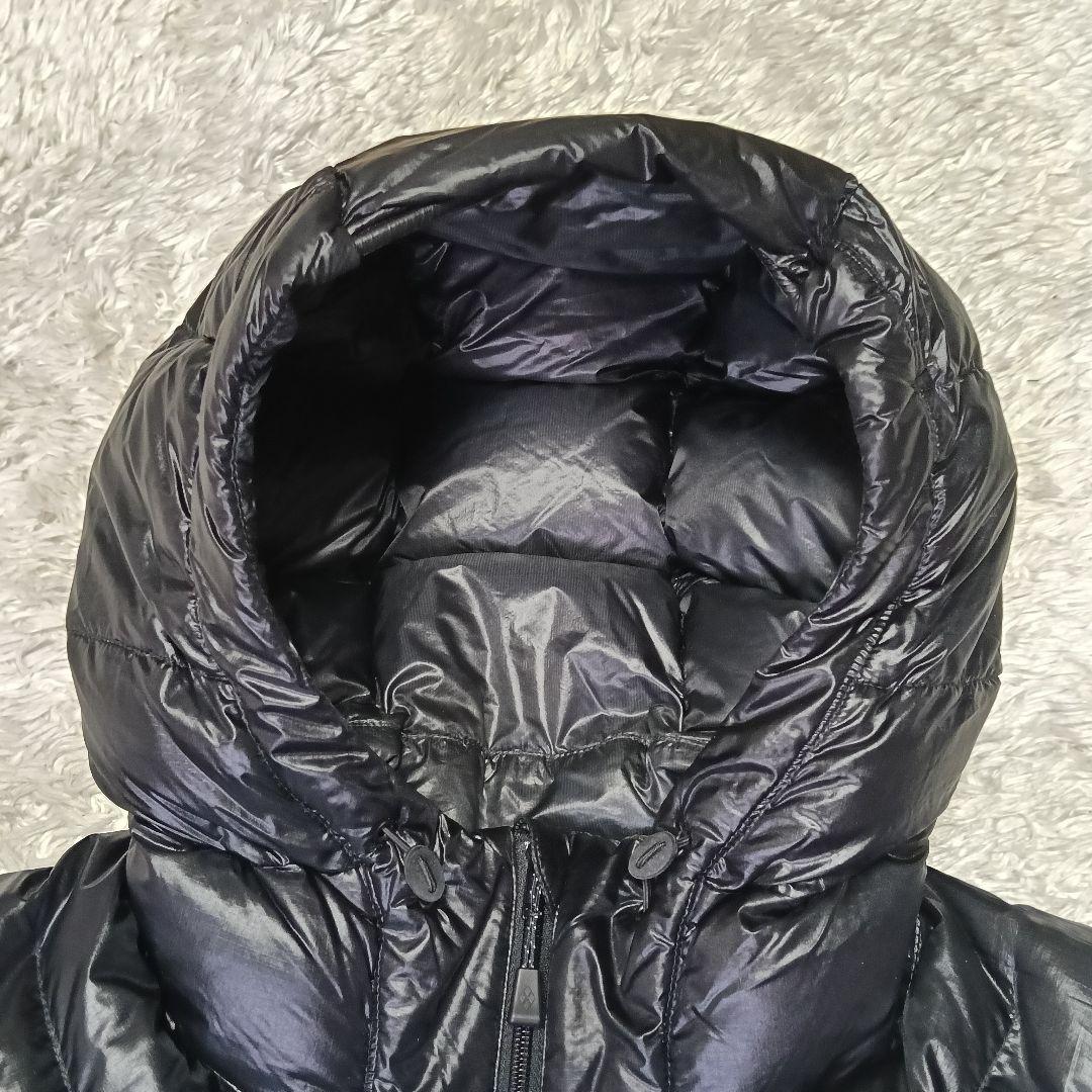 【未使用級】montbell ブラック スペリオダウンパーカー 800フィル
