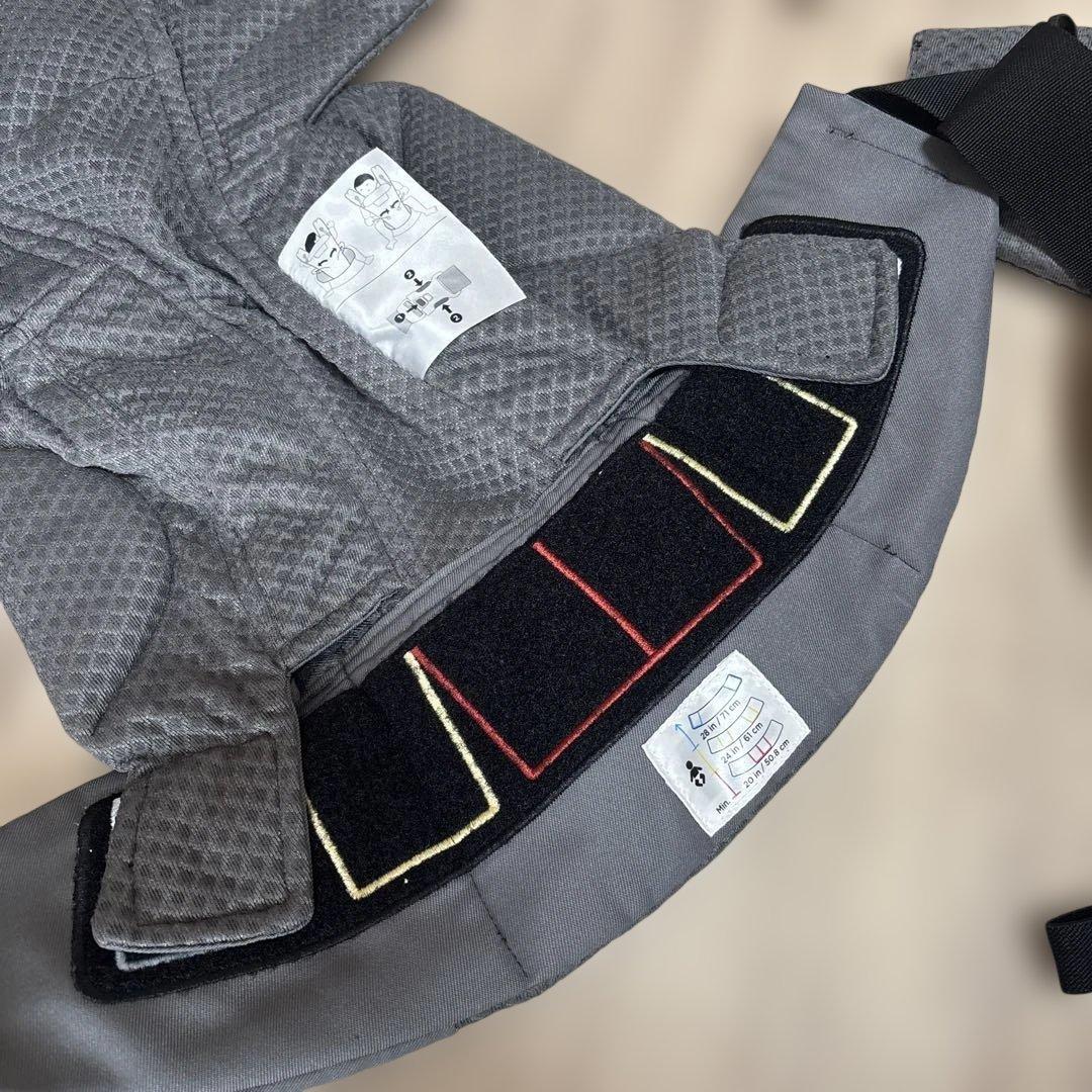 エルゴベビー　 オムニブリーズ　グラファイトグレー　抱っこ紐カバー付き