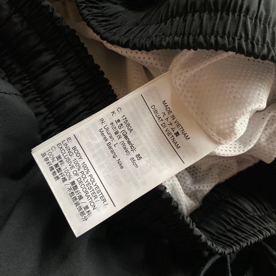 @NIKE ウーブン　上下セットアップ　L 黒　白