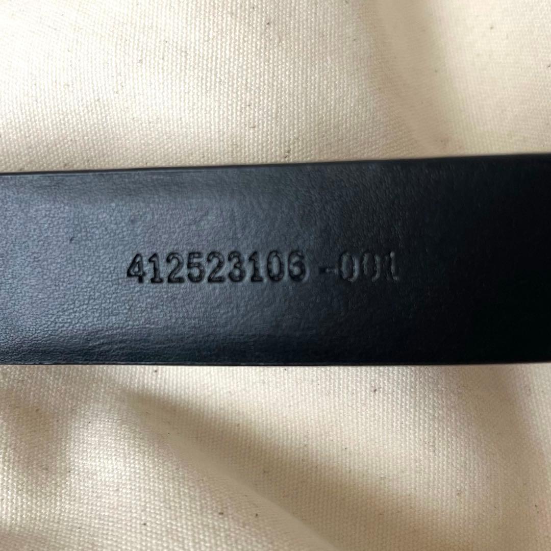 Lauren Ralph Lauren レザー ベルト　ロゴチャーム　xs 黒