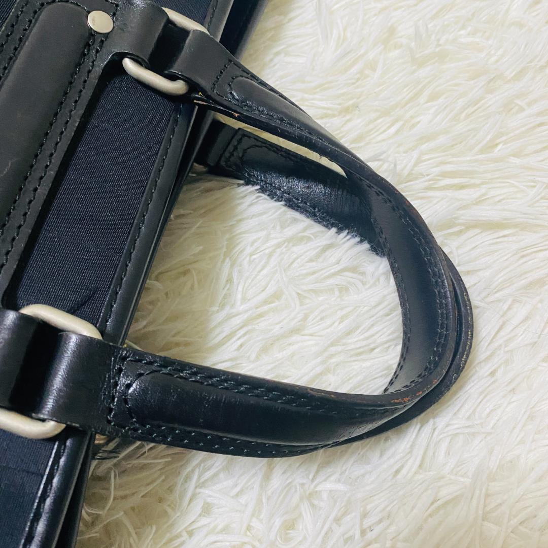 ポールスミス ストライプ ビジネスバッグ ブリーフケース　ブラック　A4可