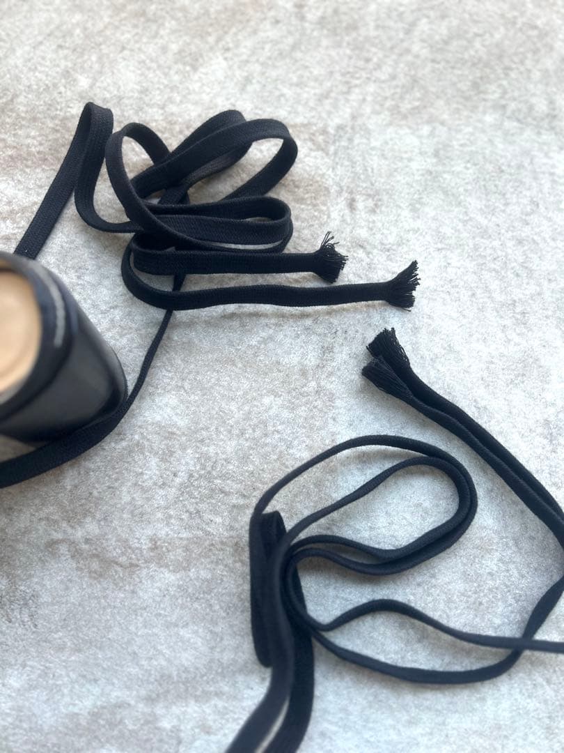 【美品】MM6 メゾンマルジェラ レザーレースアップサンダル　36サイズ