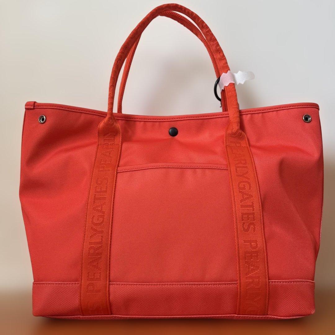 PEARLY GATES オレンジ トートバッグ