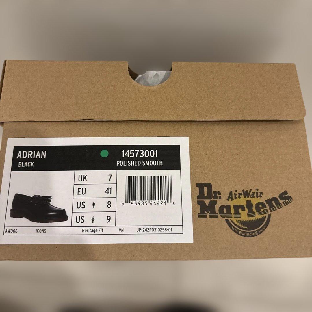 Dr. Martens ブラックローファー 26 UK7