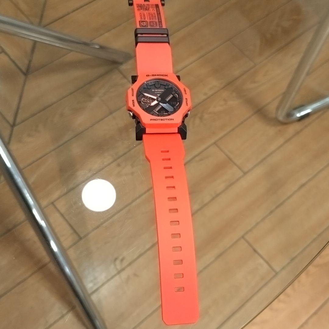 【極美品】CASIO　G-SHOCK　GA-2300FL レスキューオレンジ