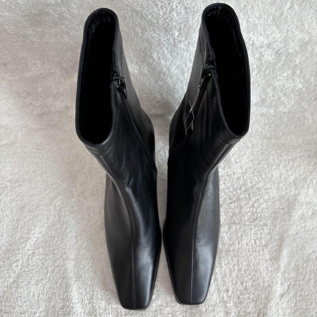 ✨️極美品✨️ BURBERRY バーバリー ショートブーツ レザー 23cm