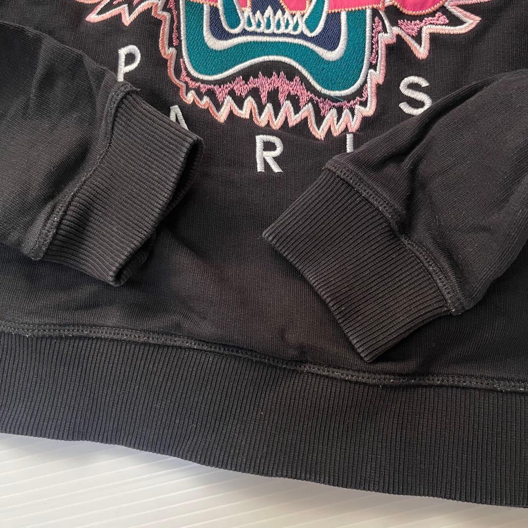 k*様 KENZO ケンゾー スウェット トレーナー トップス S ブラック 刺