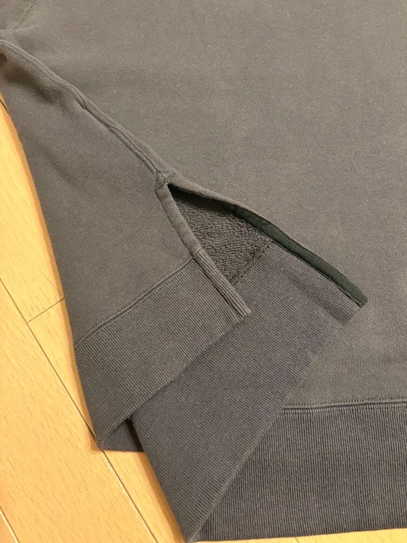 フレームワーク　ボートネックワイドスウェット　スミクロ　FRAMeWORK