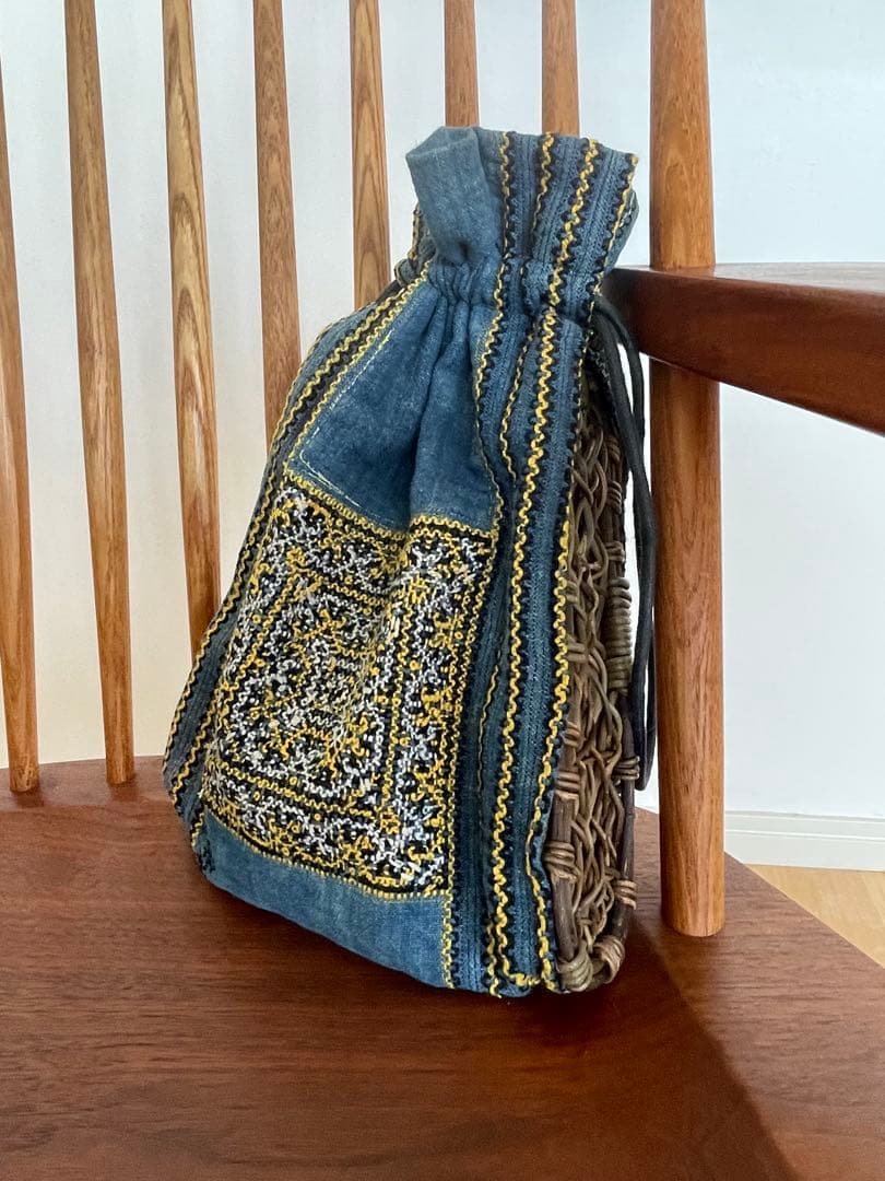 巾着　宮下敏子さん作　葛篭藤