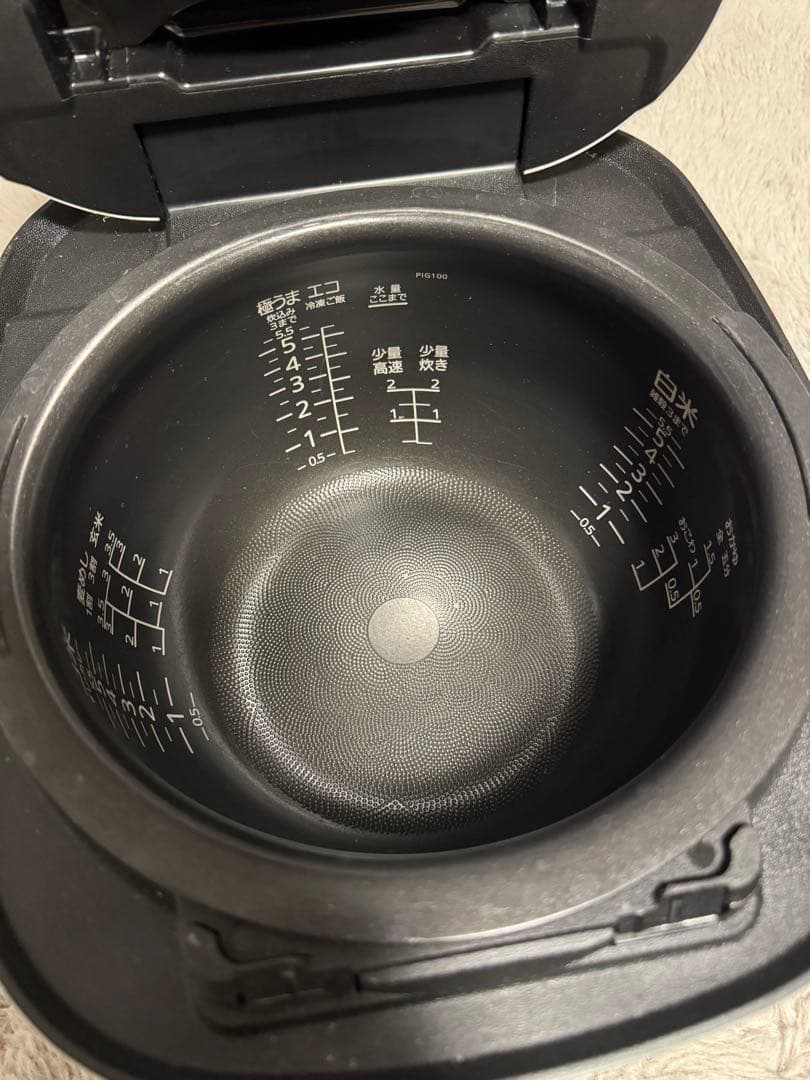 タイガー炊飯器 5.5合 圧力IH式 ご泡火炊きホワイト JPI-S10NW