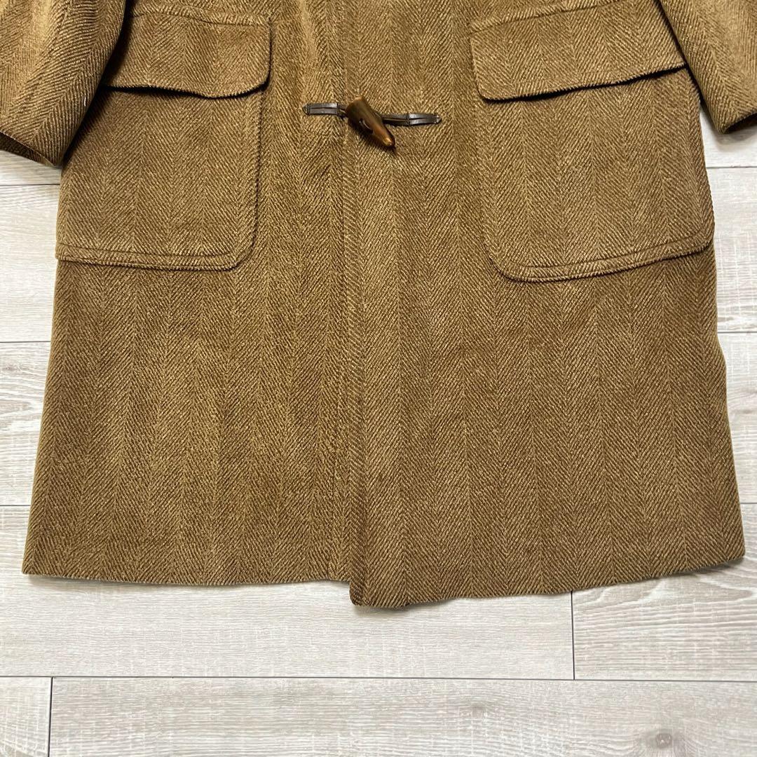 最高級✨グローバーオール ヘリンボーン キングストン ダッフルコート ブラウン