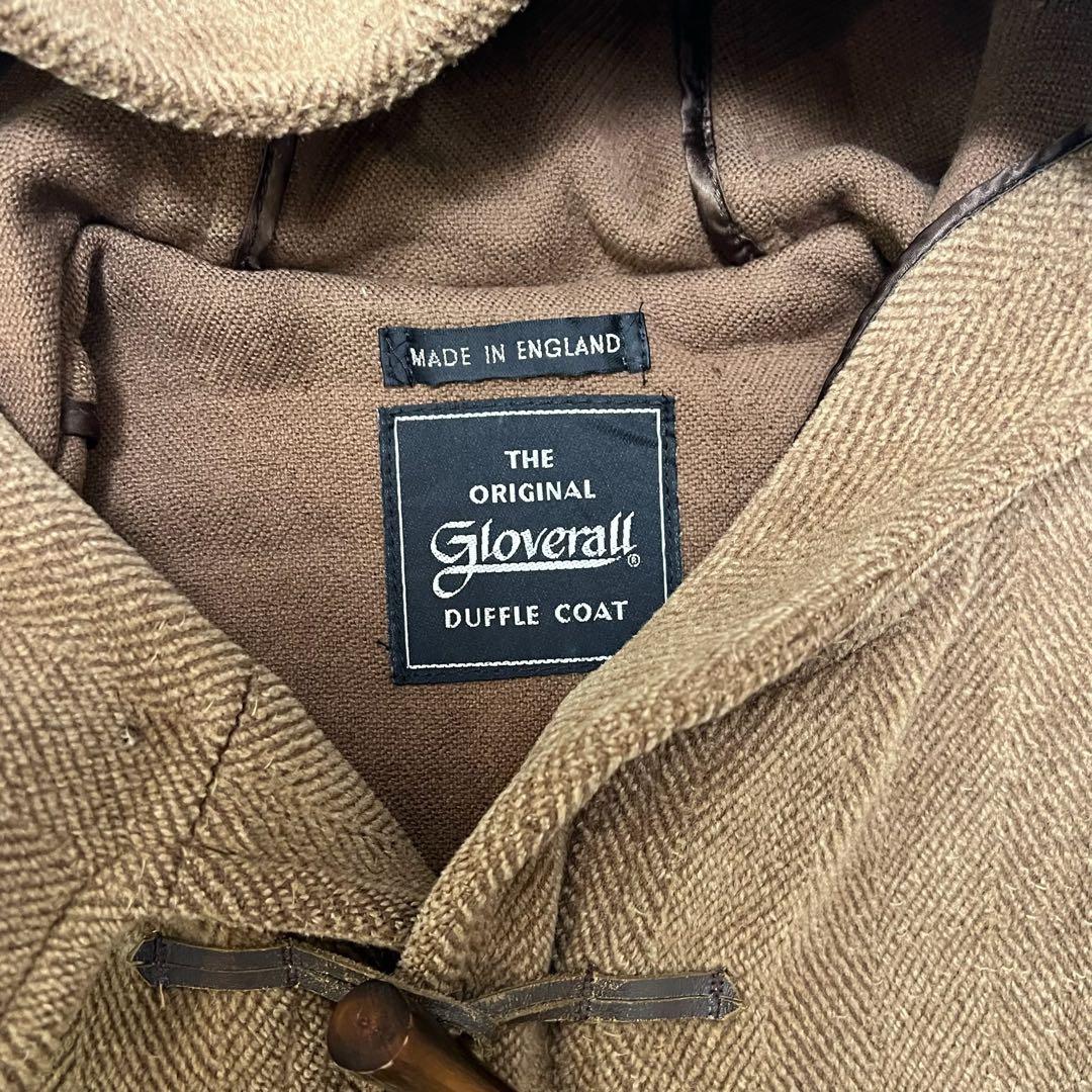 最高級✨グローバーオール ヘリンボーン キングストン ダッフルコート ブラウン