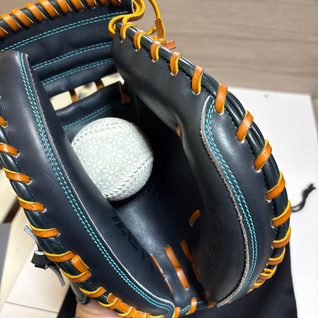 ZETTプロステイタス軟式オーダー　キャッチャーミット　森モデル