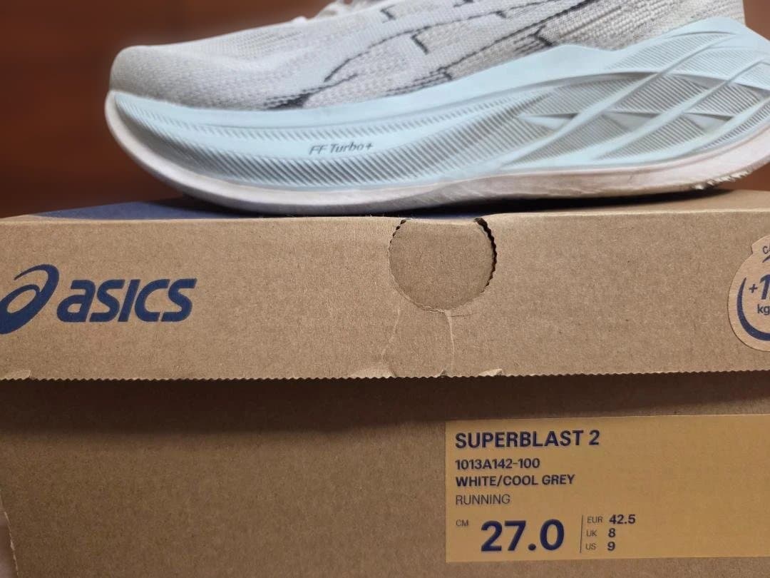 【2回使用】アシックス 　スーパーブラスト2　27.0