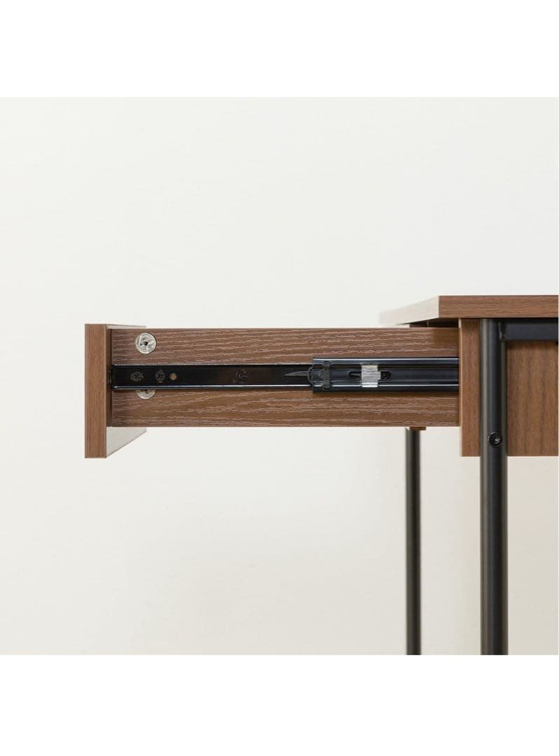 ニトリ キャスター付き スチール デスク MB001 ブラック NITORI