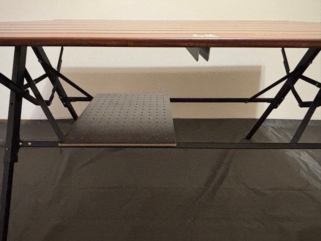 おまけ付き　オガワ　折りたたみテーブル　3ハイ&ローテーブル　ロング　1985