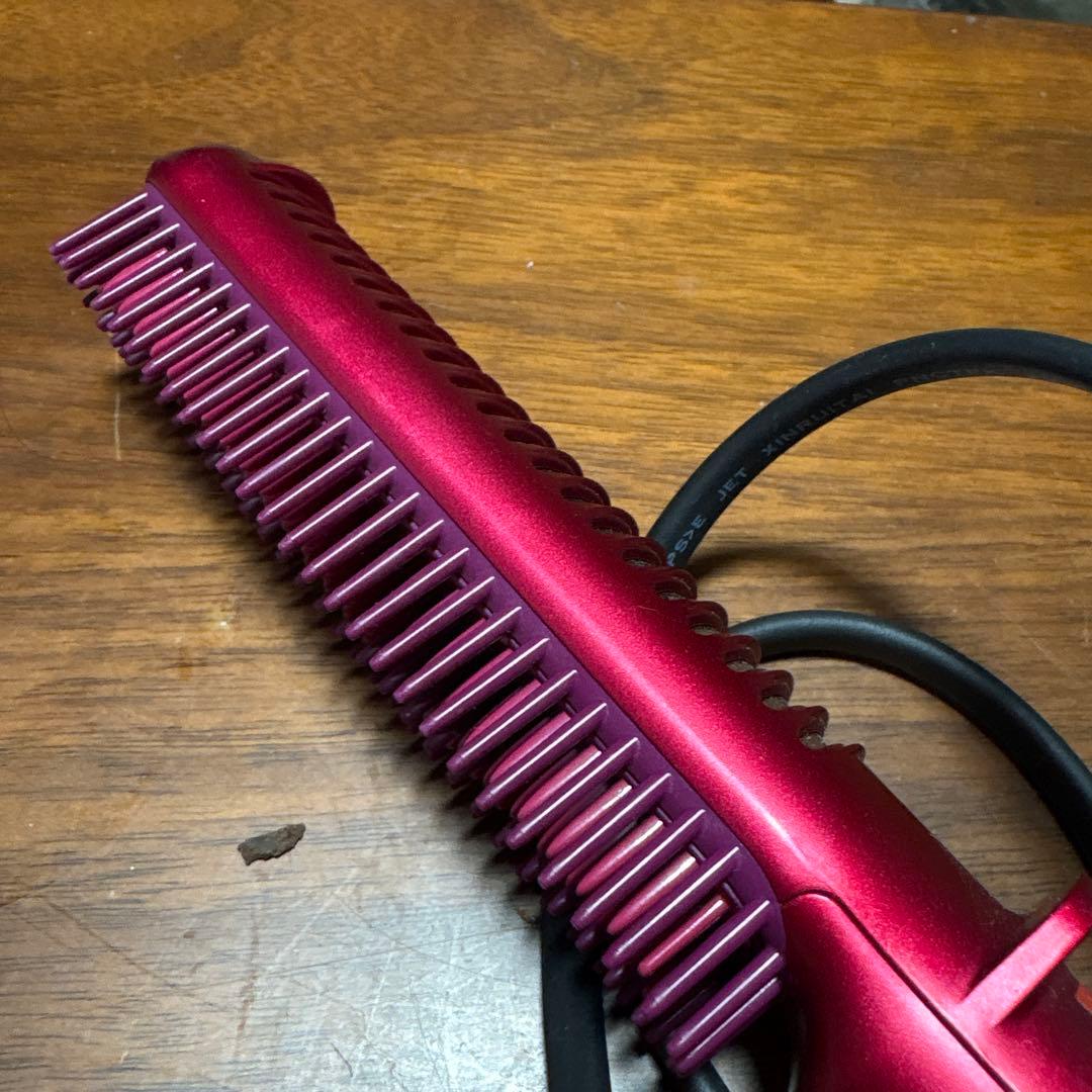 CHEONG DAM STYLE ブラシヘアアイロン レッド