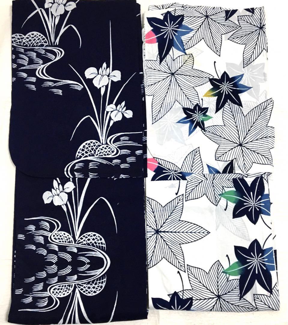 (15)送料込み　男女混合綿浴衣15点バラ売り不可リメイク着用可能品多数着物