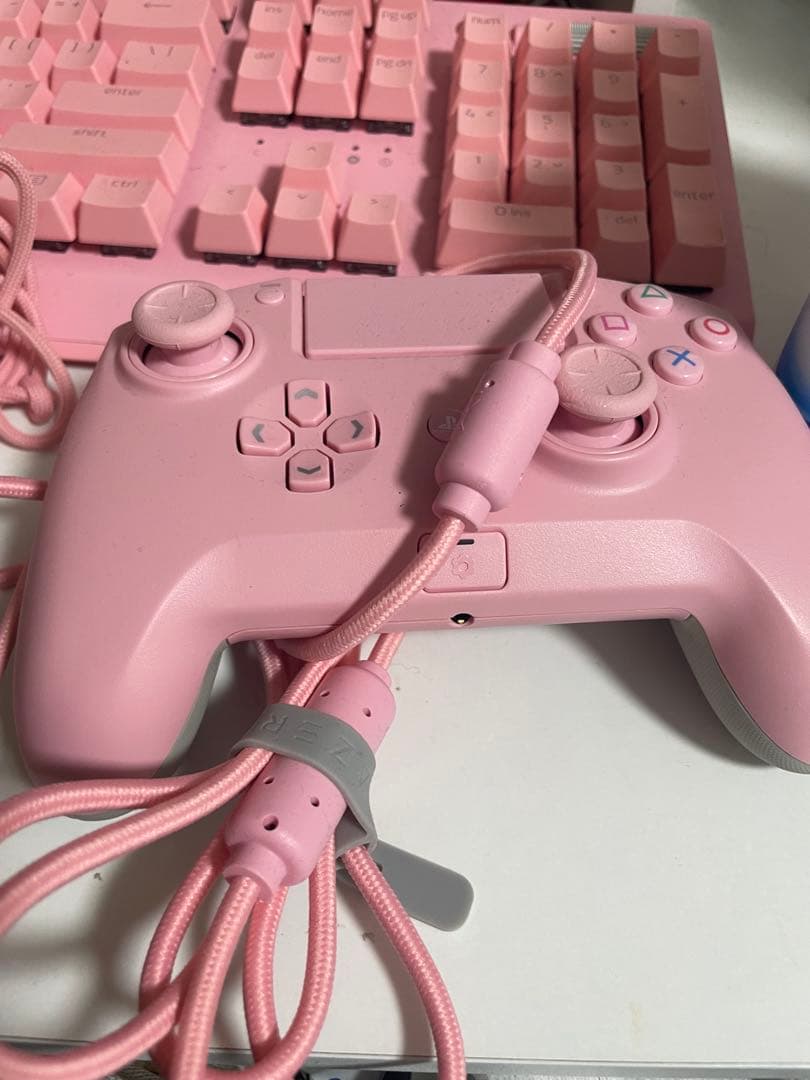 キーボード　マウス　マイク　ヘッドフォン　4点セット