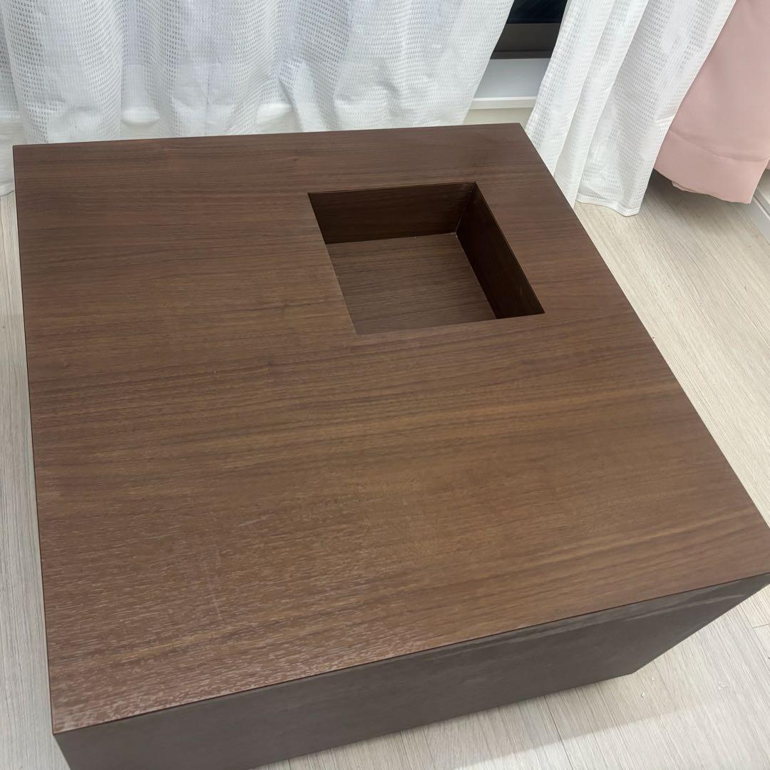 うっどすたいる　ローテーブル　有名インスタグラマー愛用