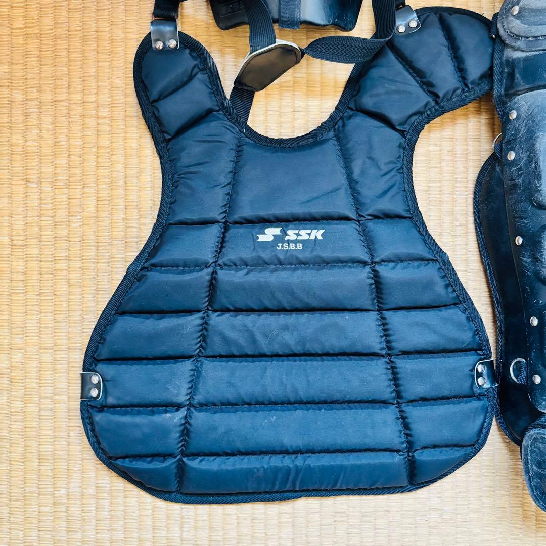 SSK キャッチャー防具セット　ヘルメット無し 軟式野球用