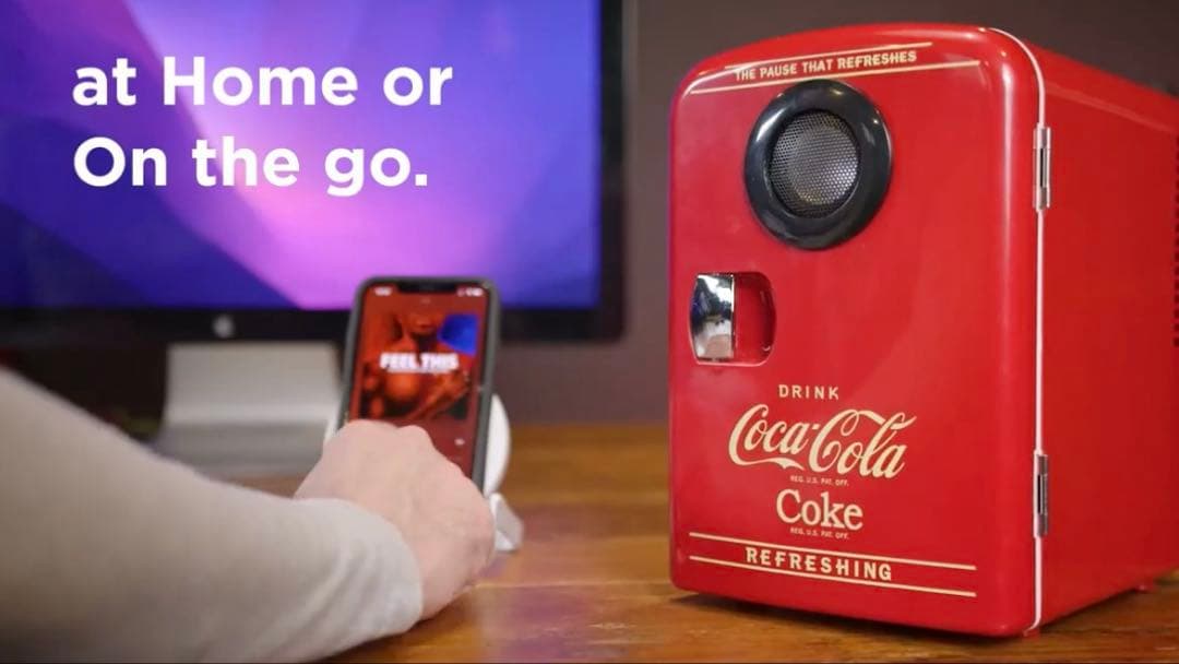 い*ち様 コカコーラ　Bluetooth スピーカー　ポータブル冷温庫　　コカ・