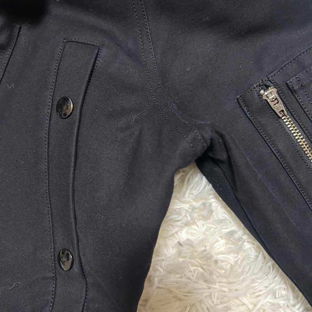 ラッドミュージシャン　モッズコート　N3-B ファー　ブラック　サイズ42