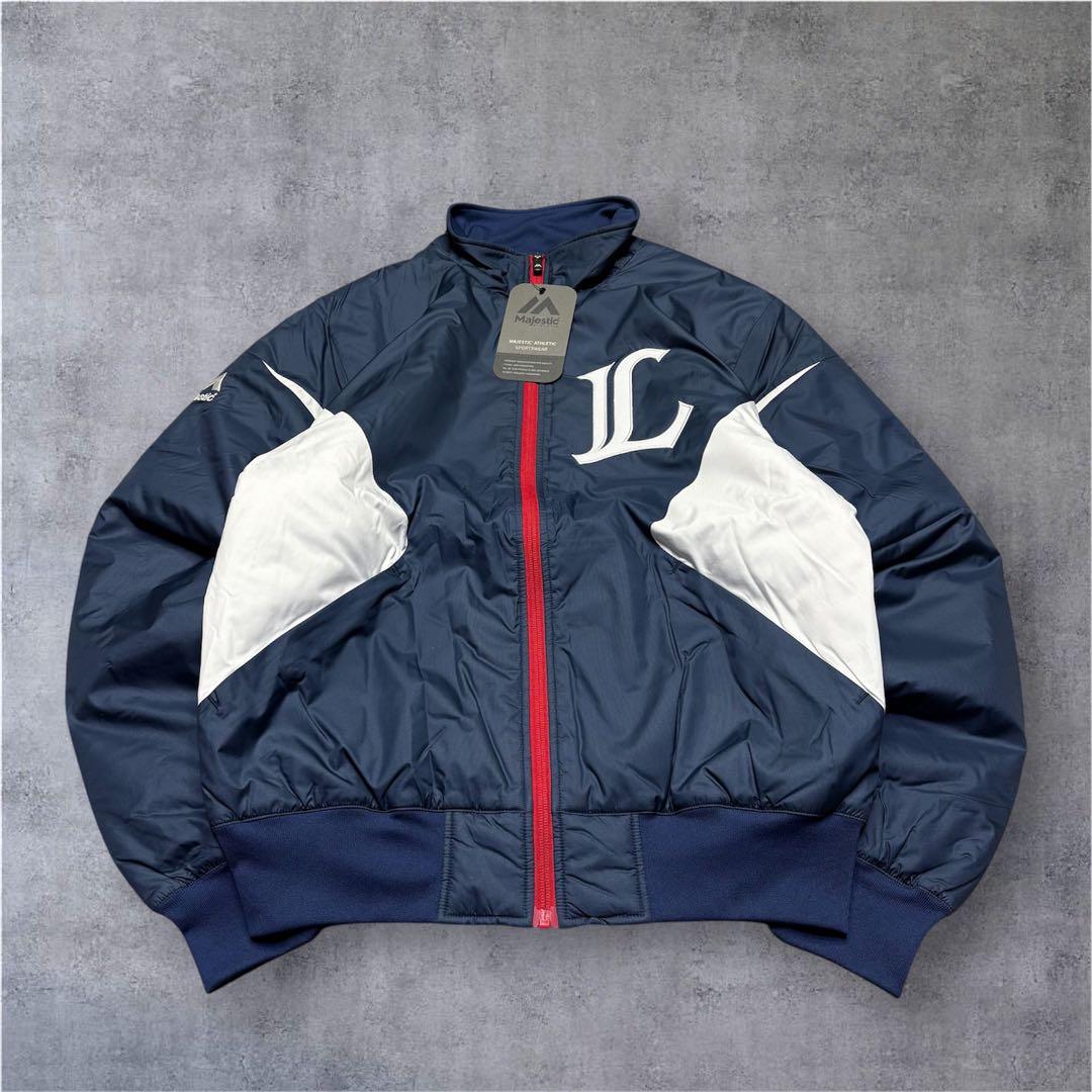 【タグ付き】Majestic 社製 埼玉西武ライオンズ グラウンドコート S