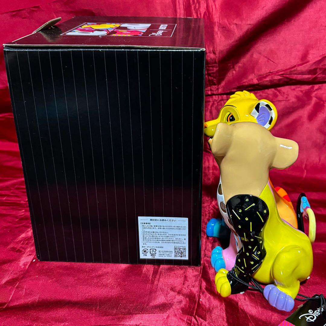 ブリット　enesco エネスコ　ライオンキング　シンバ　ナラ　フィギュア　置物