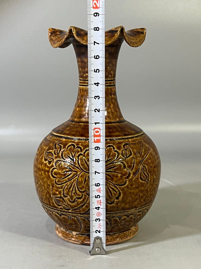 DT732 中国 飴釉 瓶