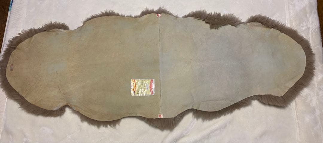 ニチロムートン　ムートンラグ　ニチロ　NICHIRO 羊毛　ブラウン