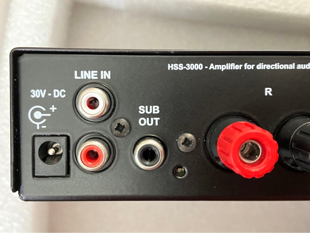 【値下げ】超指向性スピーカー　HSS-3000　stereo　ステレオ　1セット