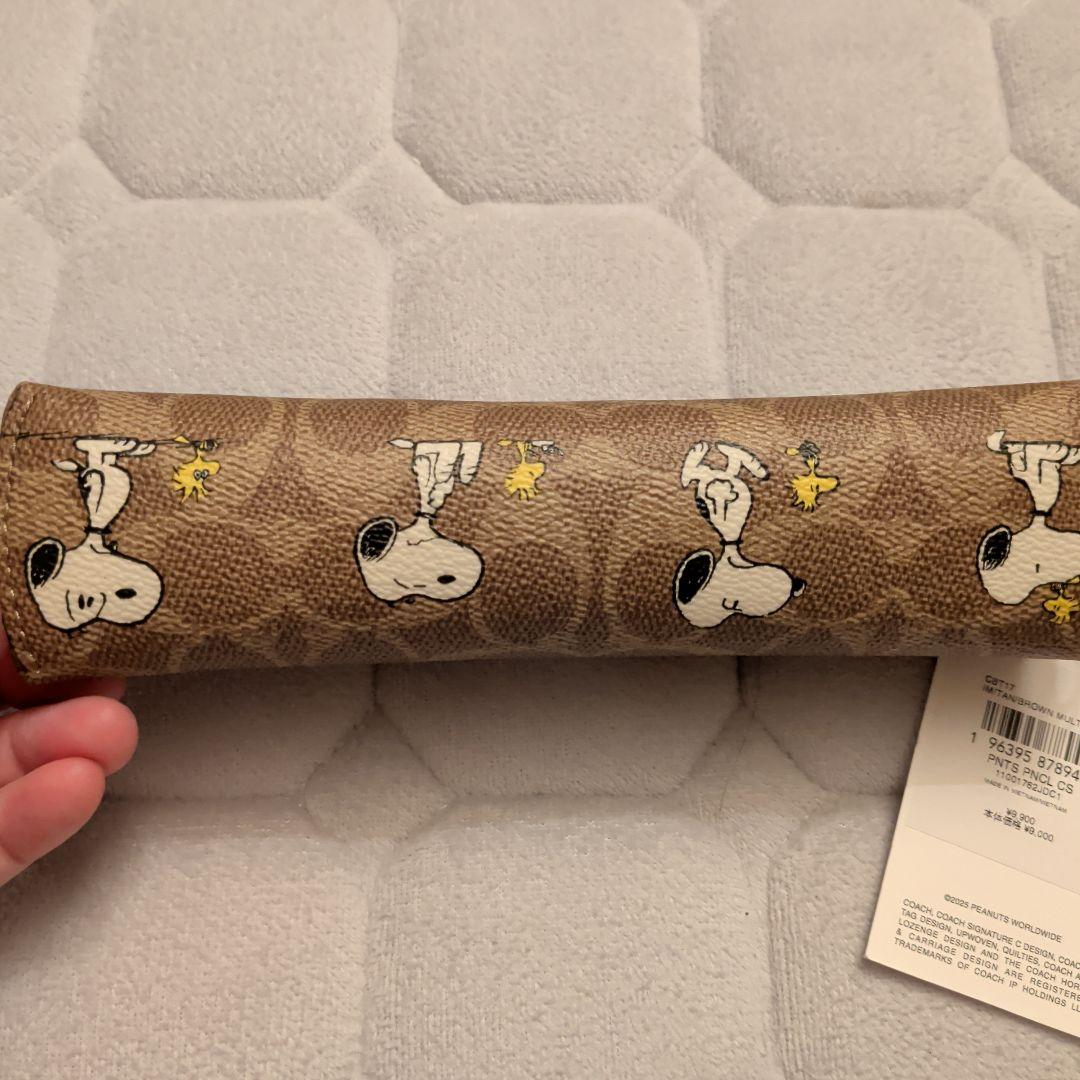 新品♡【COACH X PEANUTS】ペンシル ケース・スヌーピー